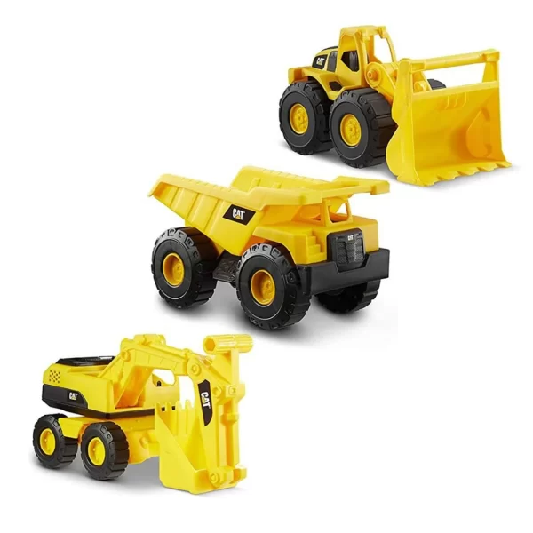 Mini Crew 3 pack: Dump Truck, Wheel Loader & Excavator - Image 2
