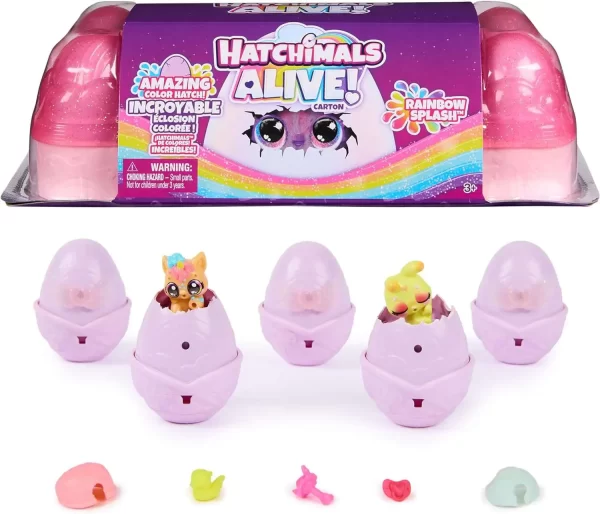 Hatchimal: Alive Rainbow Splash Eggs - Image 2