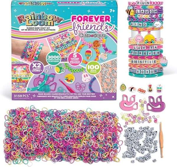 Rainbow Loom: Cute-tique forever friends