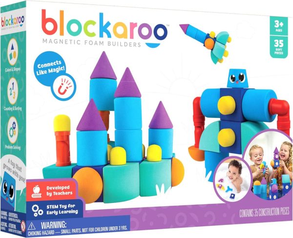 Blockaroo Magnetic Foam Blocks: Large Castle