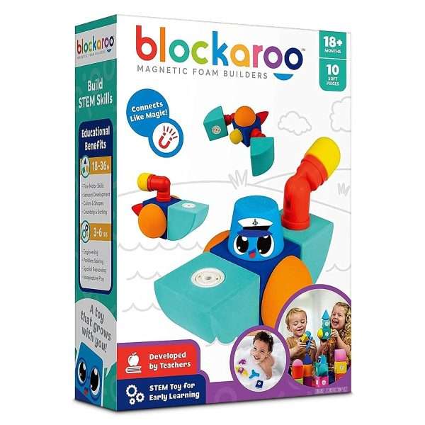 Blockaroo Magnetic Foam Building Blocks: Plane
