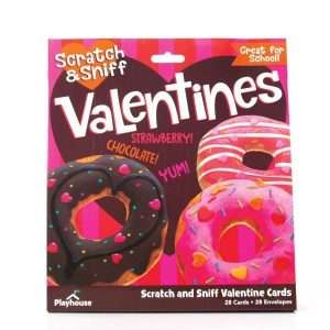 Valentine Cards Set: Donut Scratch And Sniff