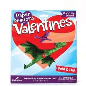 Valentine Cards Set: Flying Dragon