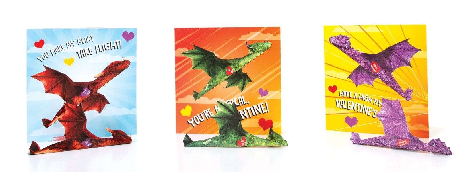 Valentine Cards Set: Flying Dragon - Image 3