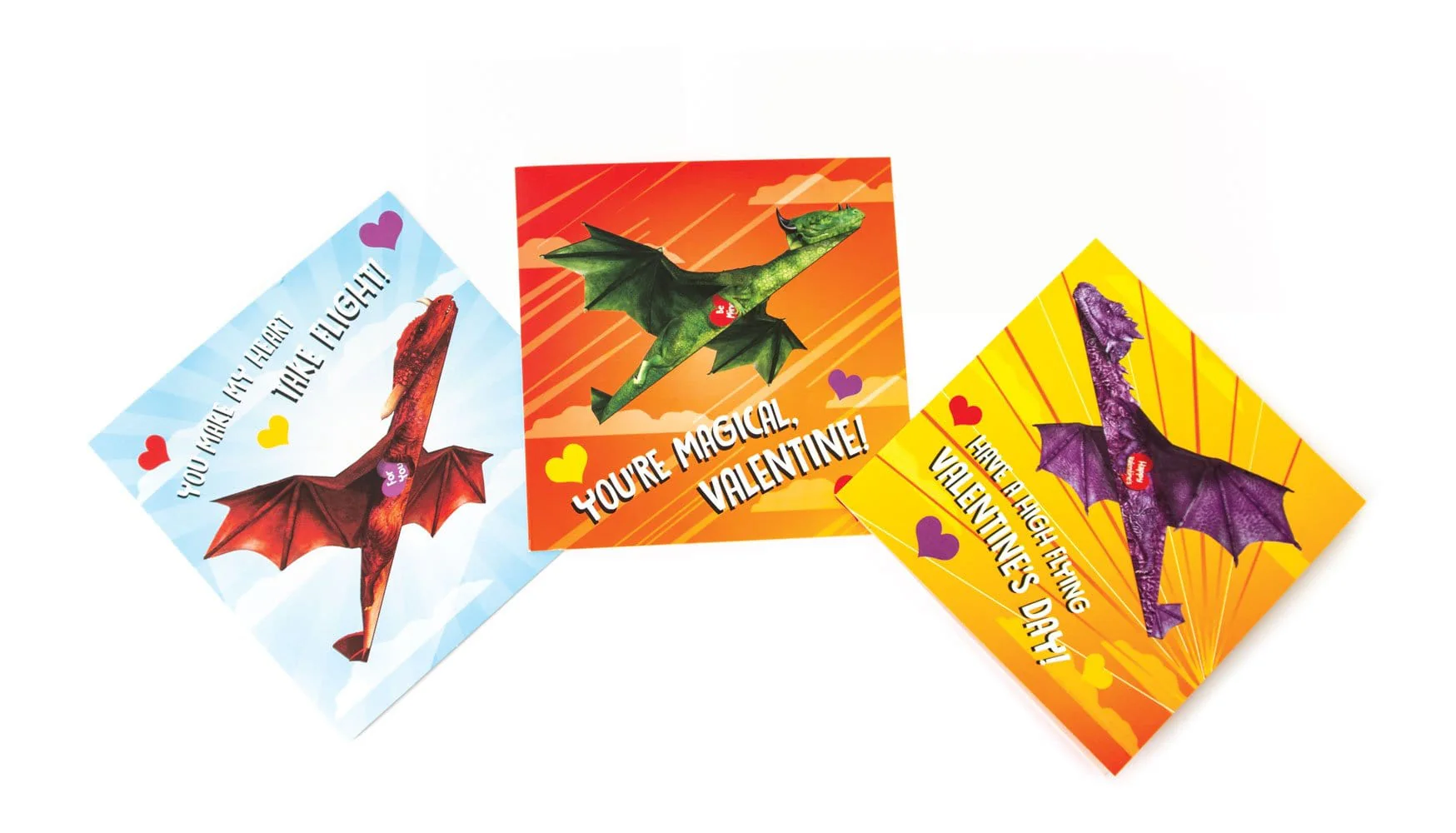 Valentine Cards Set: Flying Dragon - Image 2
