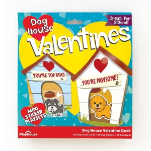 Valentine Cards Set: Dog House