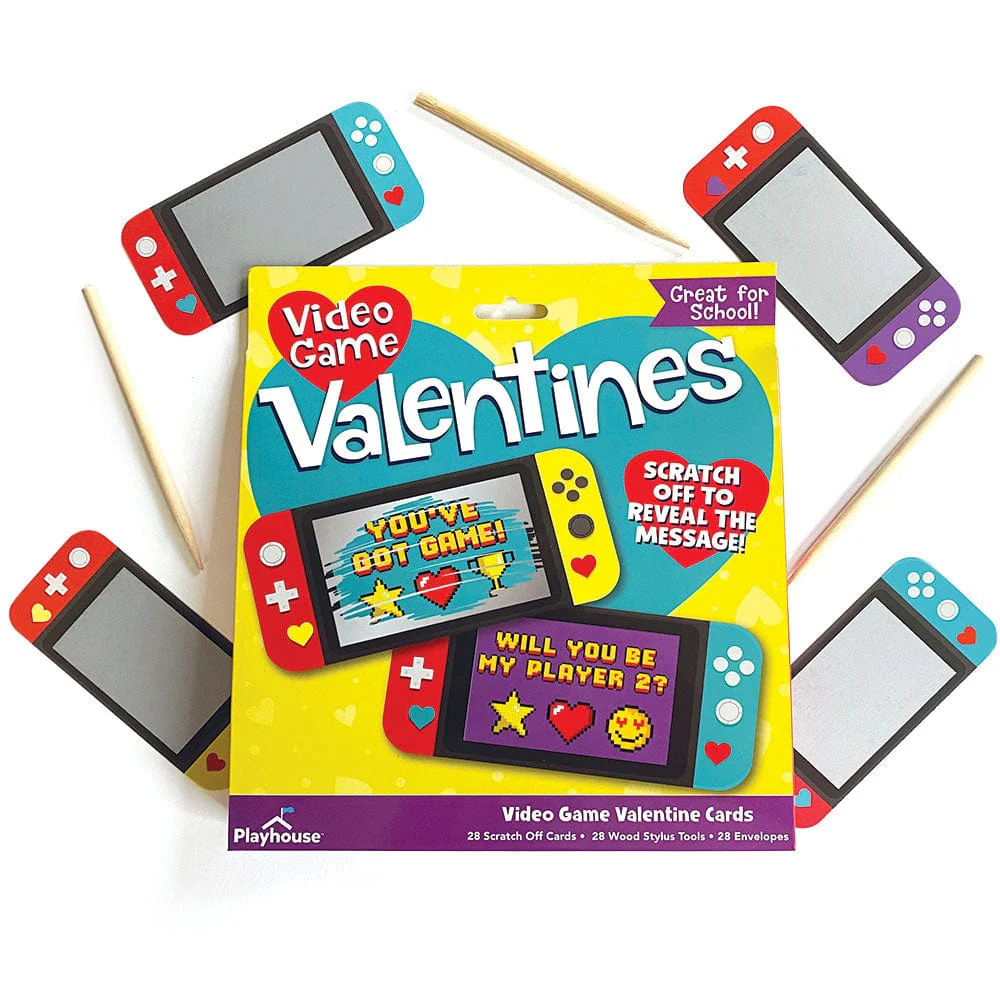 Valentine Cards Set: Video Game Scratch Offs - Image 3