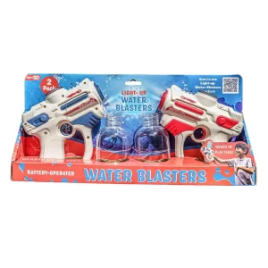 Two-Pack: Light-Up Electric Water Blaster